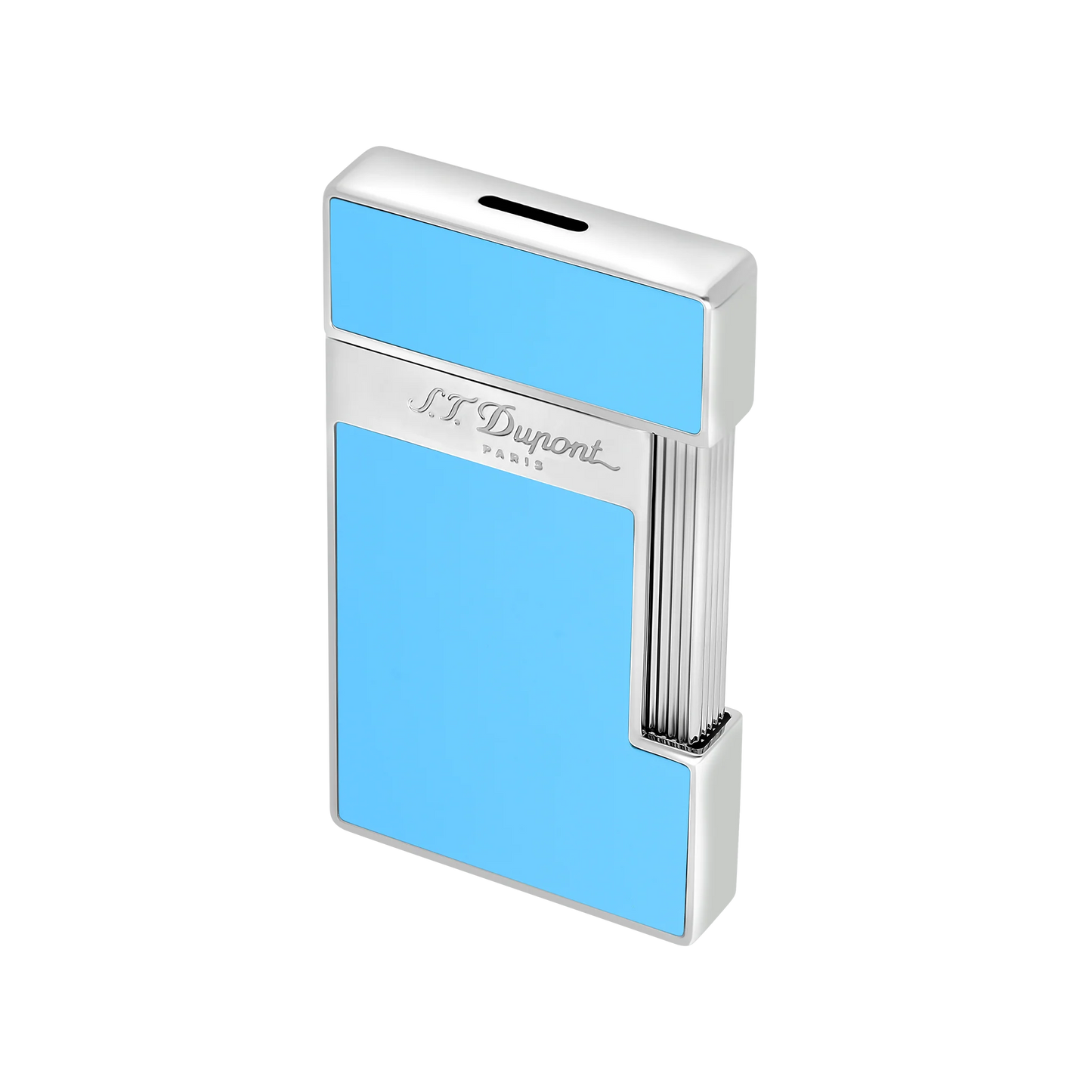 French Lacquer Silver Line Lighter