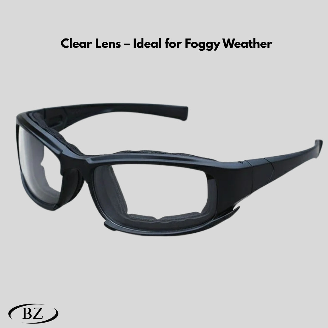 BikerZoneZ Polarized Sunglasses | Includes 4 Lens Colors