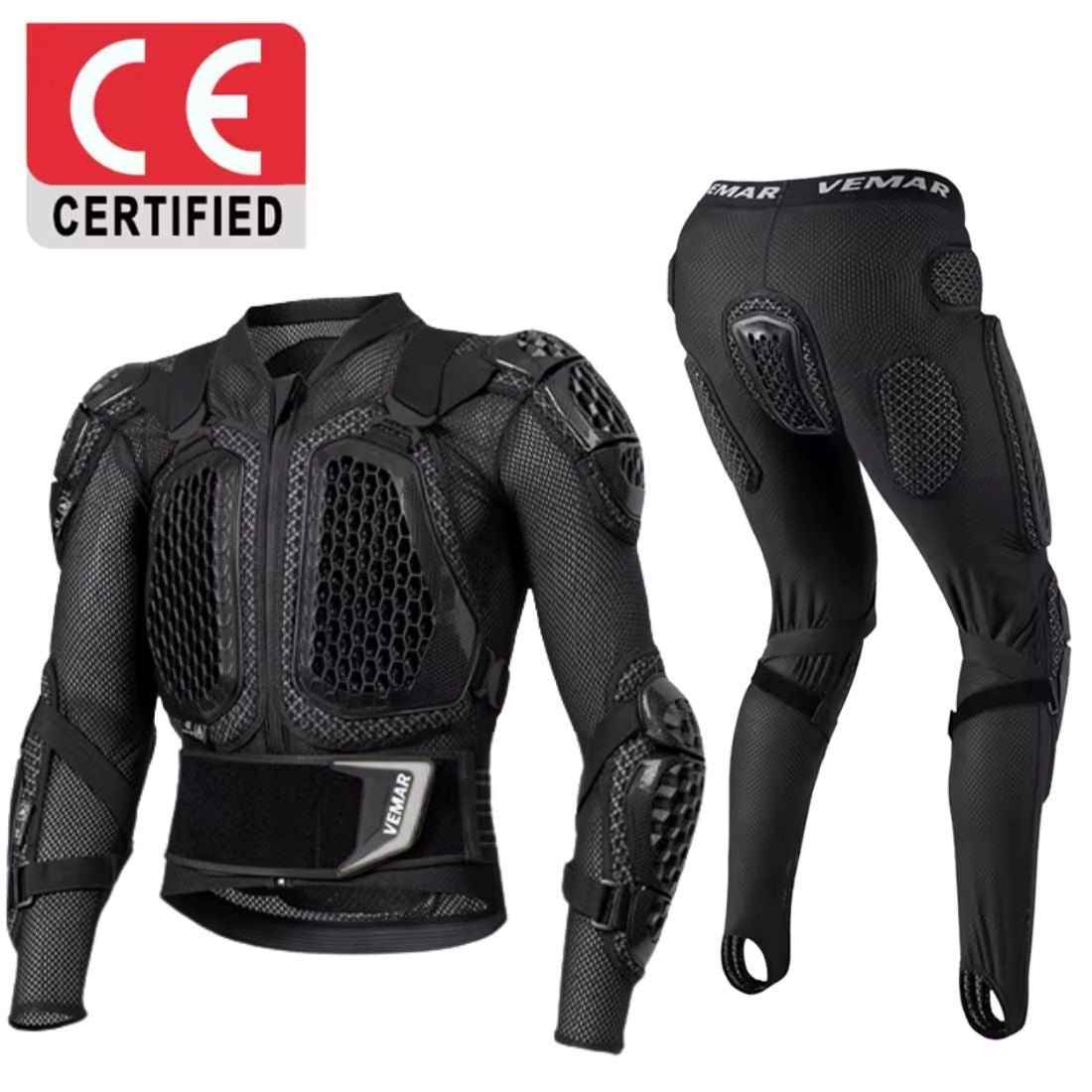 BikerZoneZ CE Full-Body Motorcycle Armor Suit