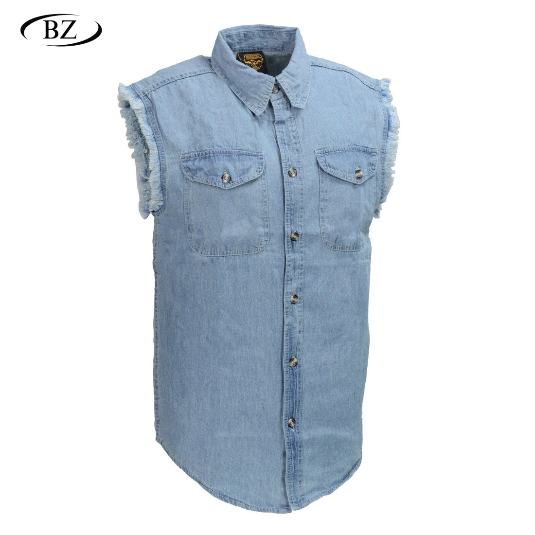 BikerZoneZ Sleeveless Denim Jacket
