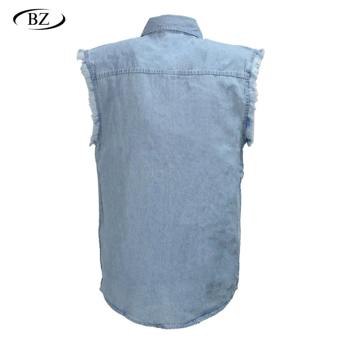 BikerZoneZ Sleeveless Denim Jacket