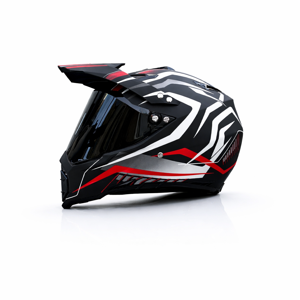 WLT-128 Professional Motocross Helmet – DOT & ECE Certified