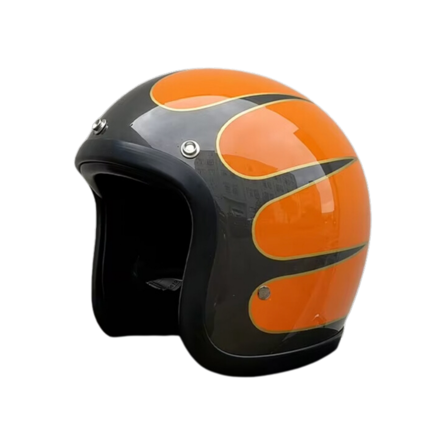Chopper Low Profile Vintage Motorcycle Helmet - DOT & ECE Approved
