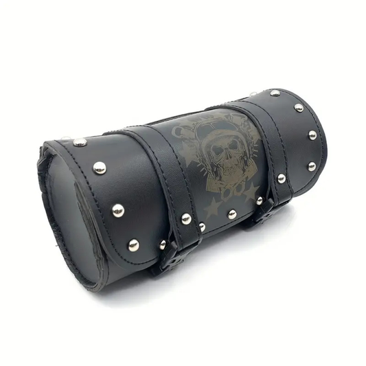 Vintage Leather Motorcycle Front Tool Bag