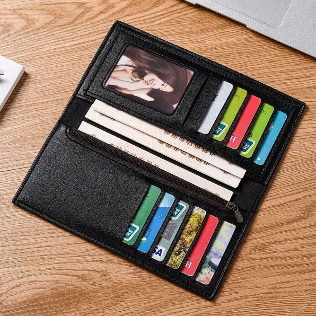 Harley Carbon Shield Long Wallet