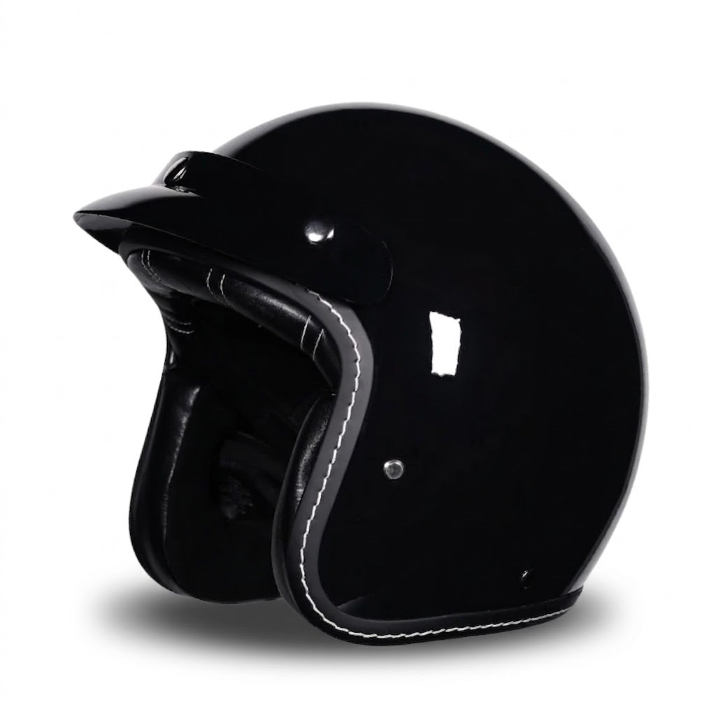 Vintage Open Face Motorcycle Helmet – All-Season Comfort & Protection