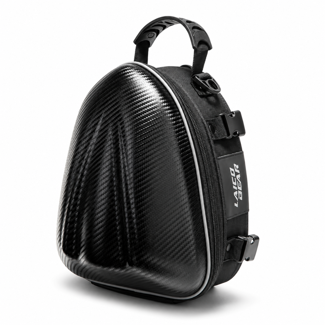 BikerZonez Carbon Fiber 3-in-1 Motorcycle Tail Bag