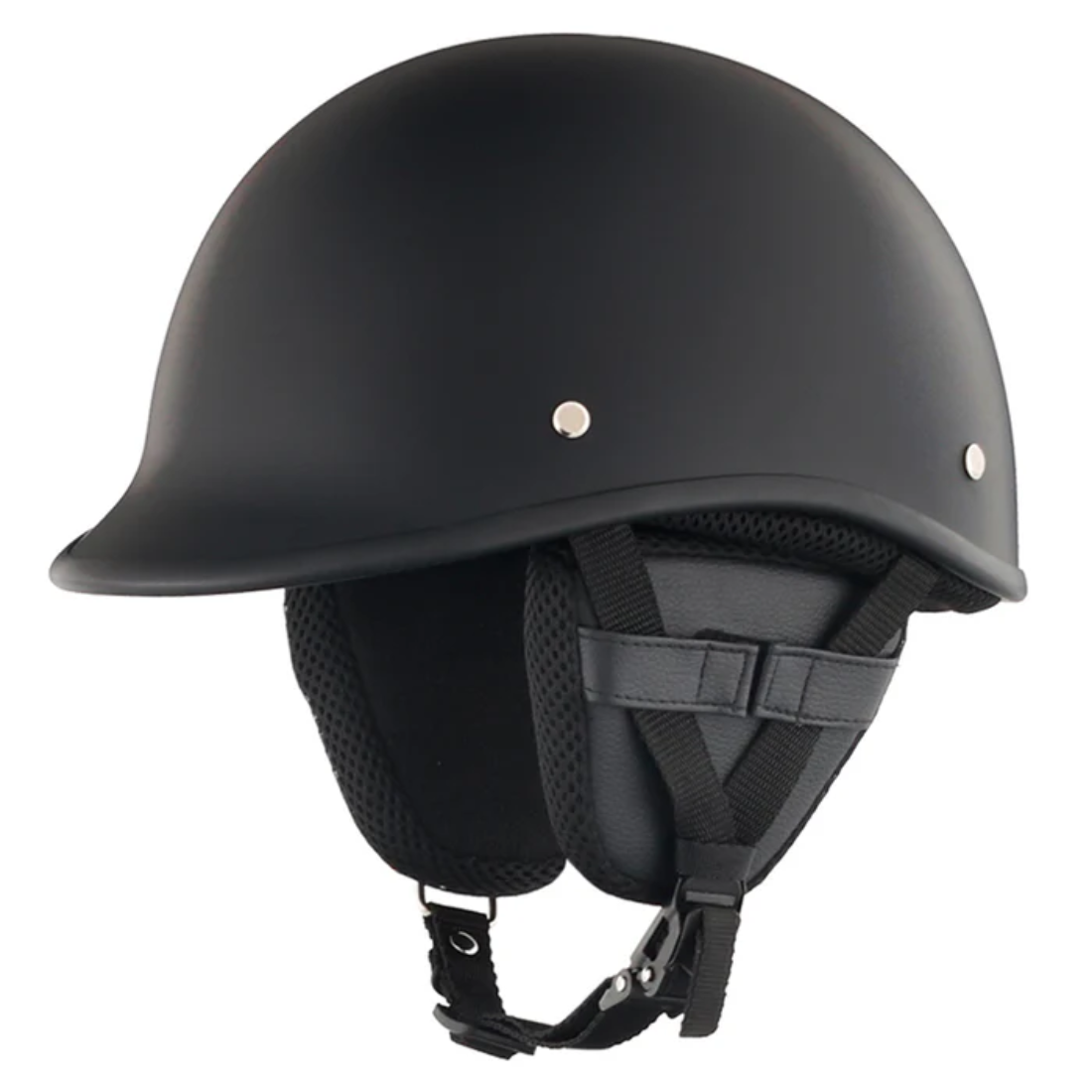 Vintage Low-Profile Polo Half Helmet | DOT Certified