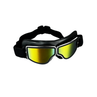 Black Leather - Red Lens
