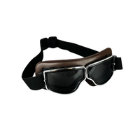 Coffee Leather - Grey Lens