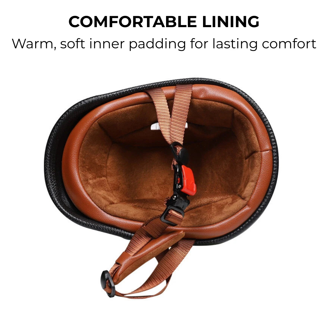Vintage Low-Profile Half Helmet | DOT & ECE Certified