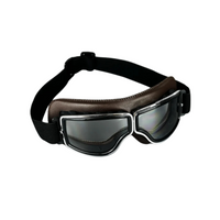 Coffee Leather - Clear Lens