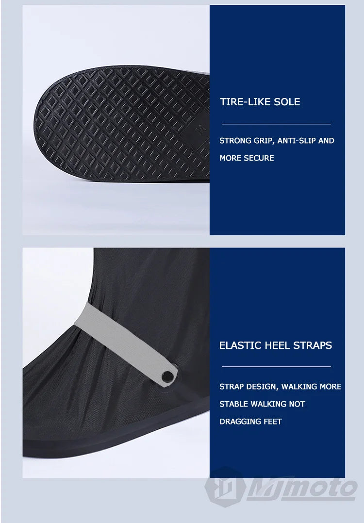 Motorcycle Shoe Cover Non-Slip Waterproof For Rainy Day