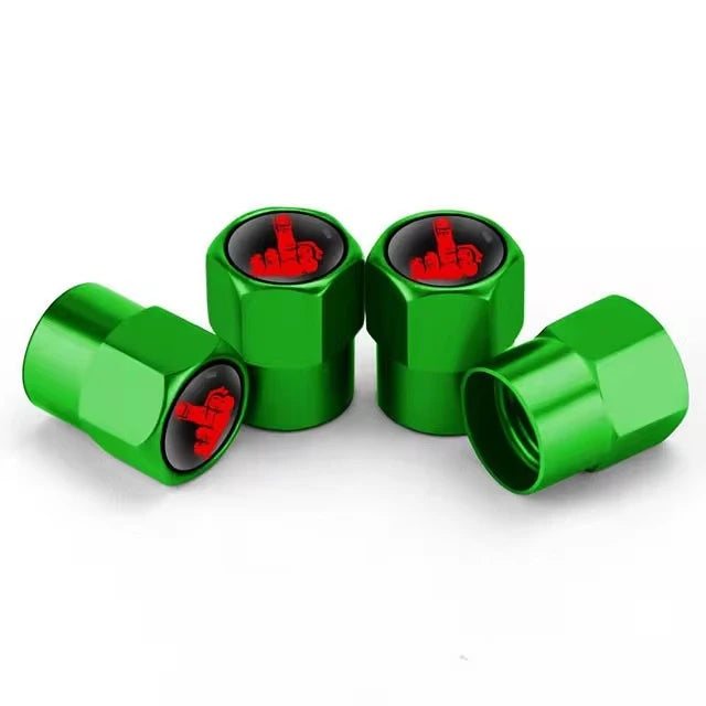 4PCS Aluminium Valve Stem Caps
