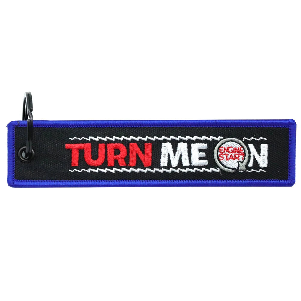 Turn Me On - Motorcycle Keychain