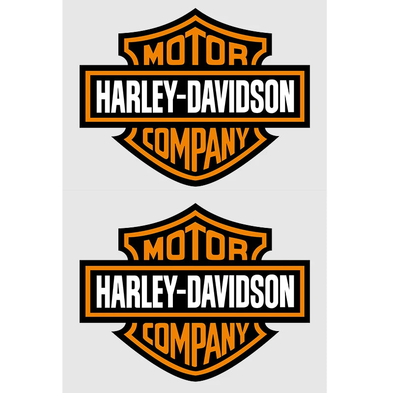2pcs Motorcycle LOGO Tank Decal Motor Oil Cover Stickers