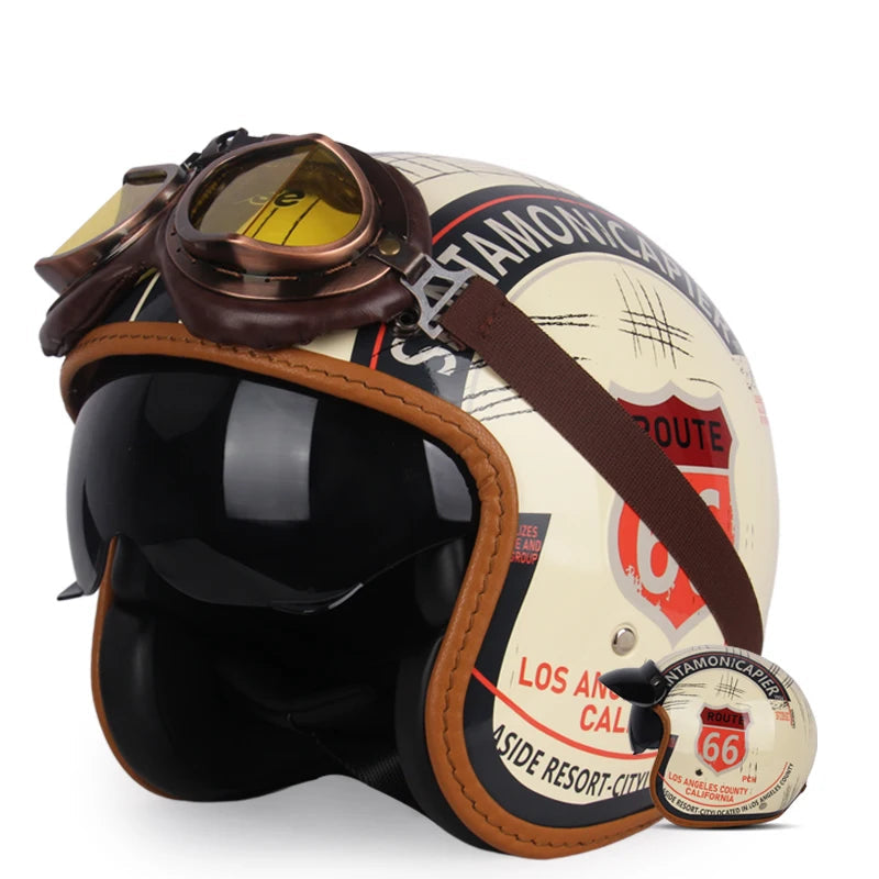 Vintage Motorcycle Helmet Open-Face – BikerZoneZ Vintage Motorcycle Helmet Open-Face – BikerZoneZ