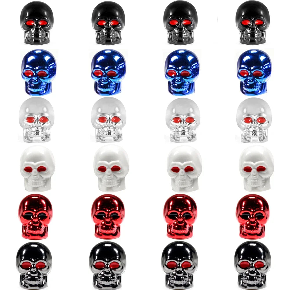ABS Skull Valve Stem Caps