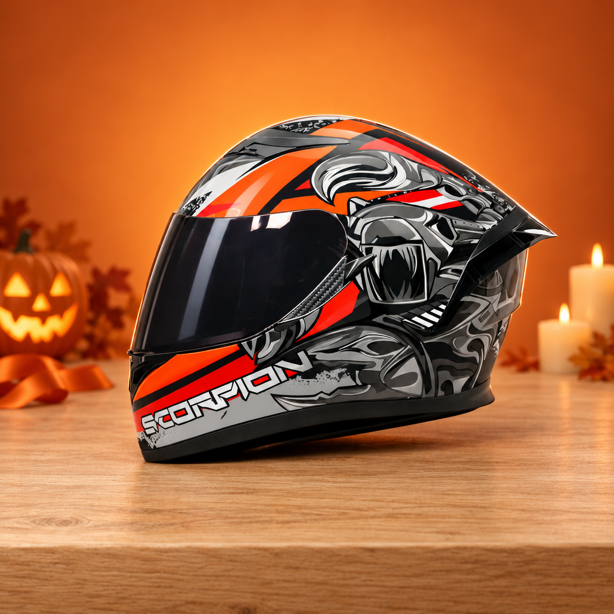 JIEKAI-316 Pro Full-Face Motorcycle Helmet Halloween – BikerZoneZ