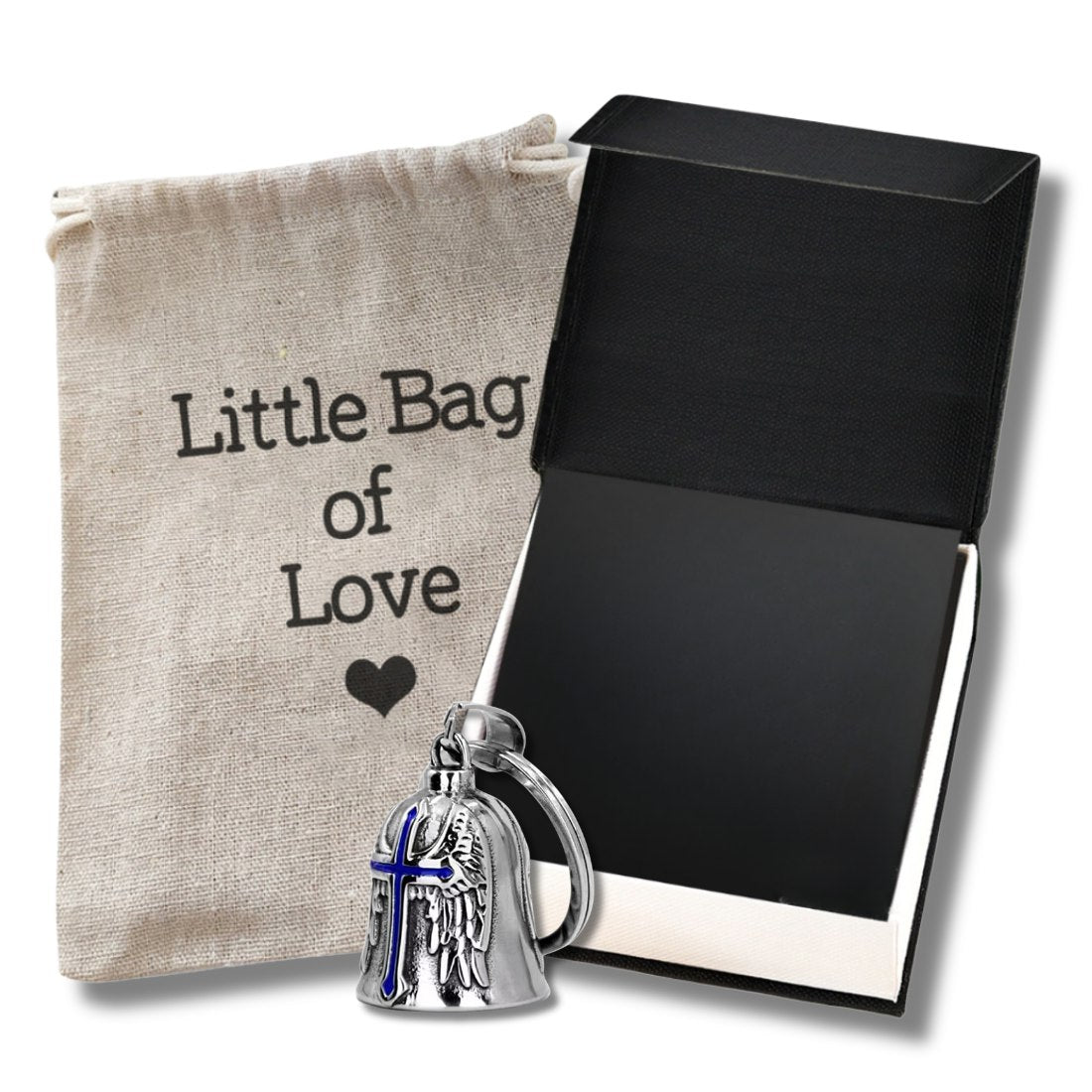 Guardian Angel Bell – Cross & Wings Edition