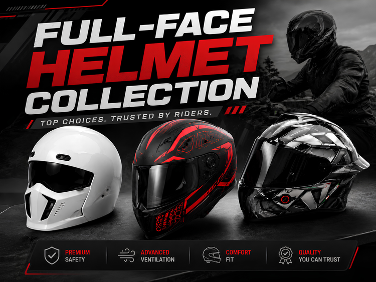 Full-Face Helmets – BikerZoneZ Full-Face Helmets – BikerZoneZ