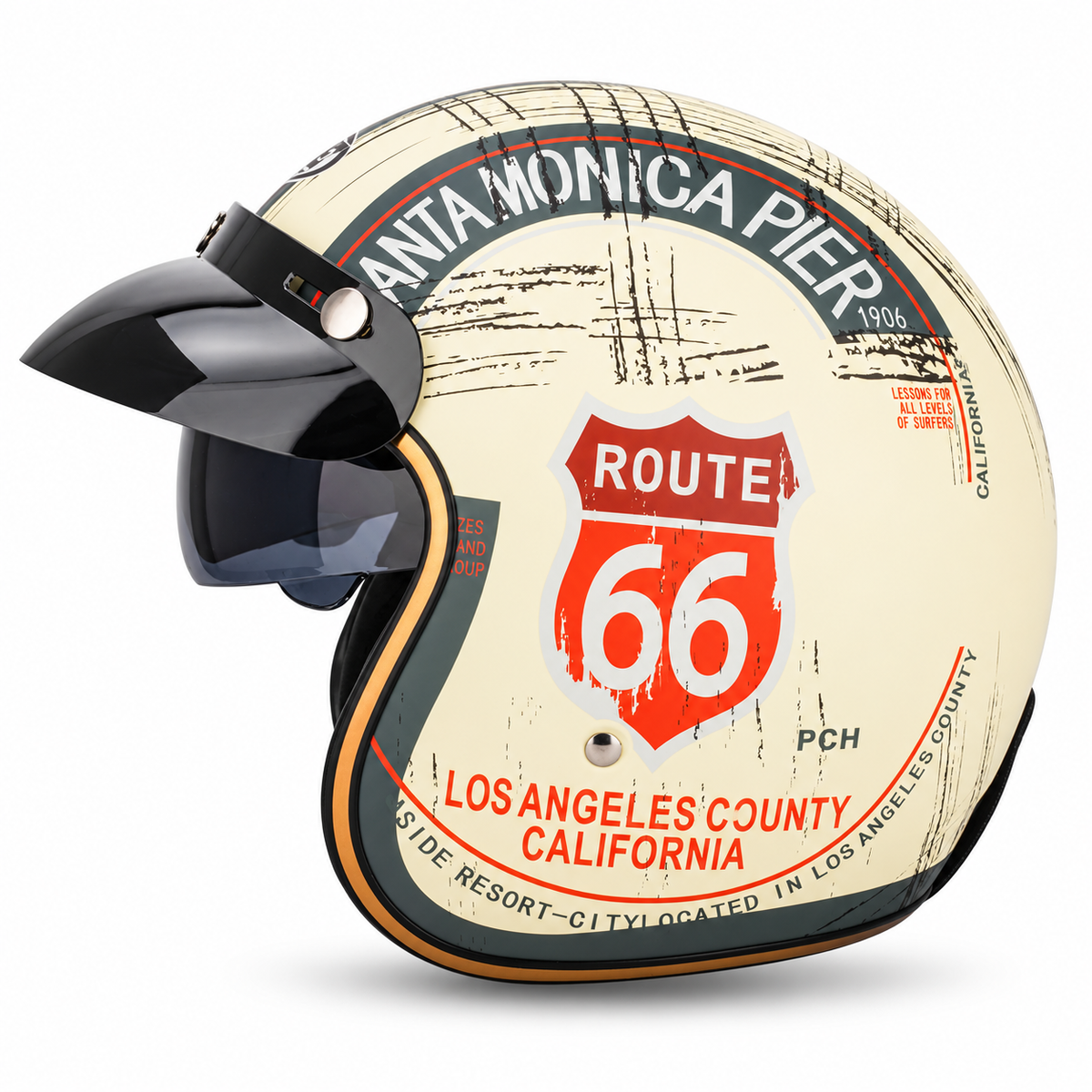 The Rogue Open Face Helmet - DOT & ECE Approved