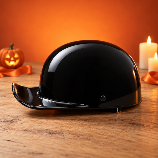 Retro 90s Half Helmet – Vintage Street Rider Style Halloween