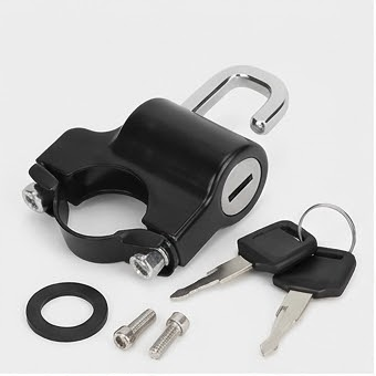 BikerZoneZ Motorcycle Helmet Lock