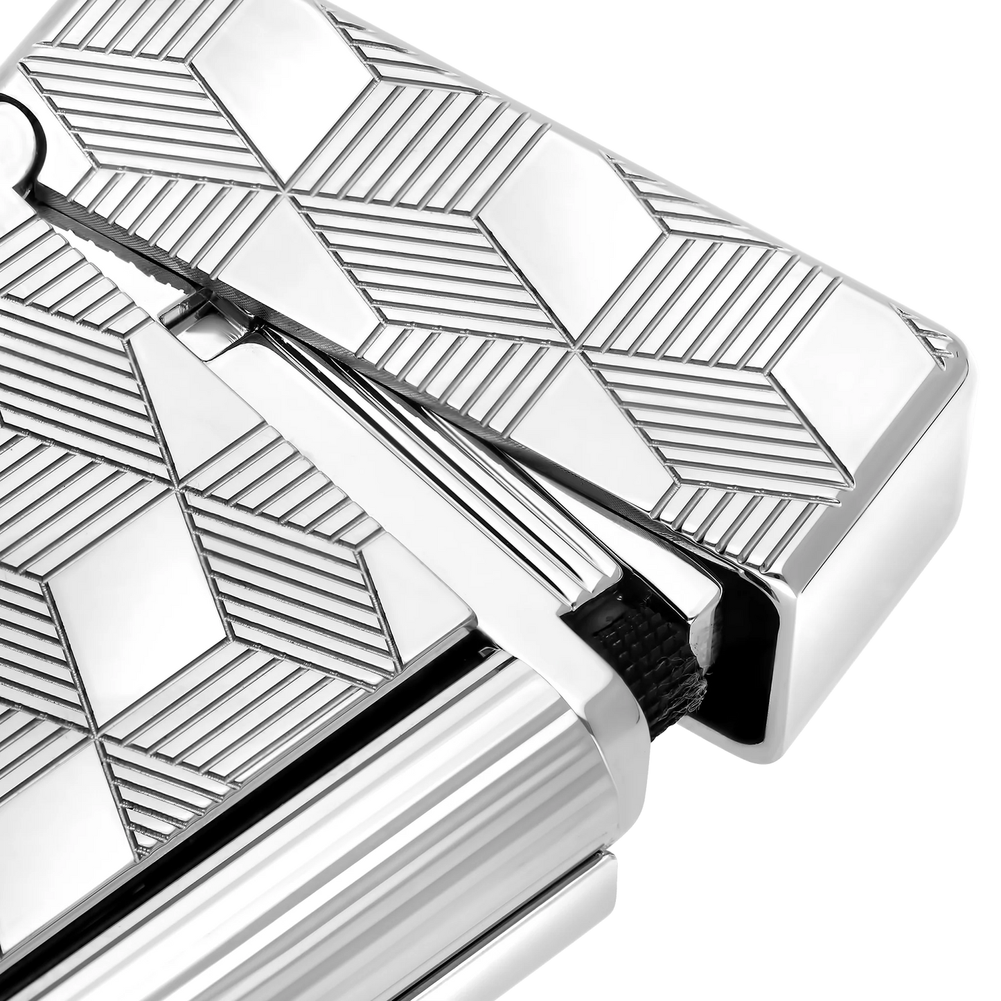French Cube Pattern Luxury Lighter