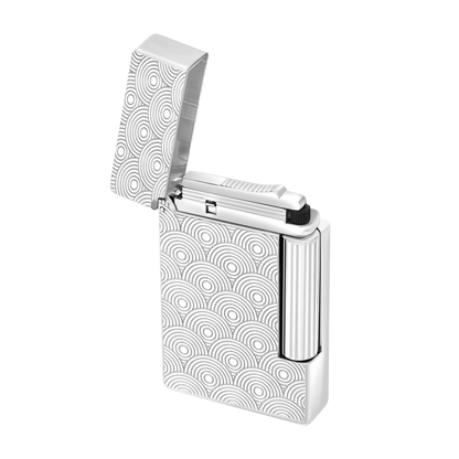 French Seigaiha Wave Pattern Lighter