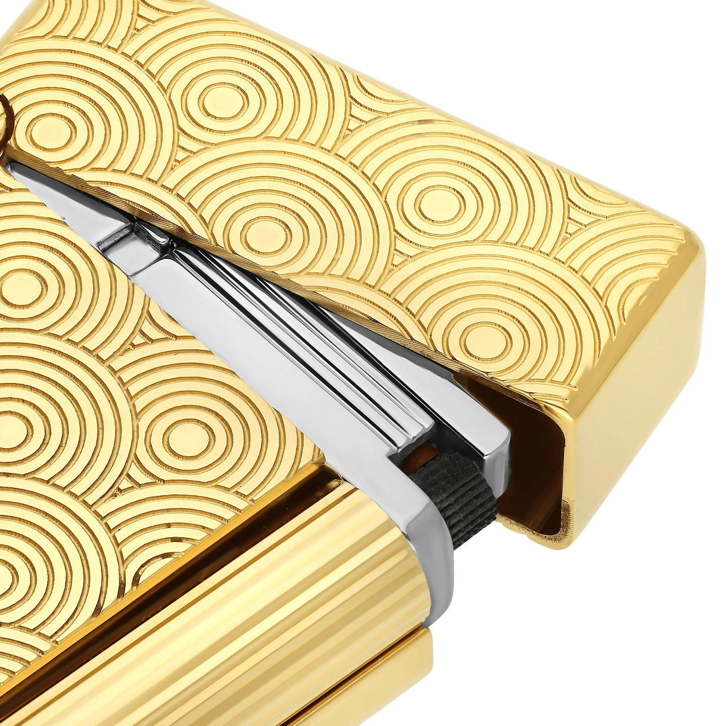 French Seigaiha Wave Pattern Lighter