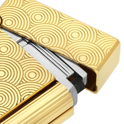 French Seigaiha Wave Pattern Lighter