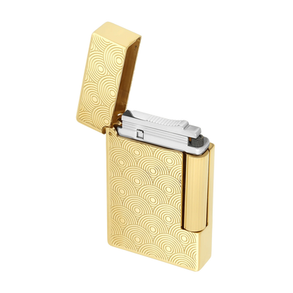 French Seigaiha Wave Pattern Lighter