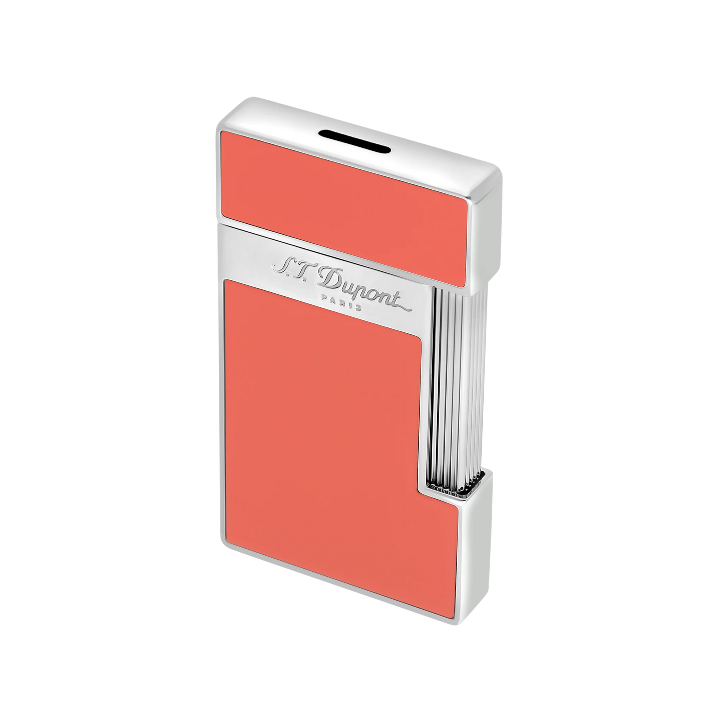 French Lacquer Silver Line Lighter