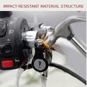 BikerZoneZ Motorcycle Helmet Lock