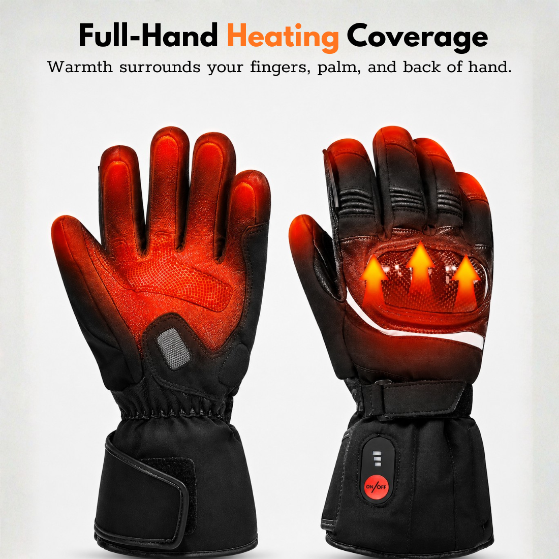 Rider’s Gift Heated Motorcycle Gloves - Full-Hand Warmth