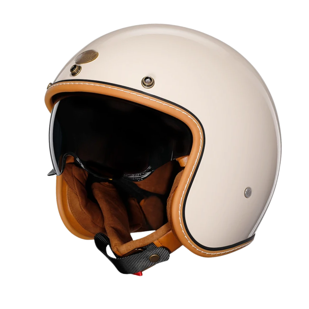 CYRIL B206 Retro Open Face Helmet – DOT & ECE Approved