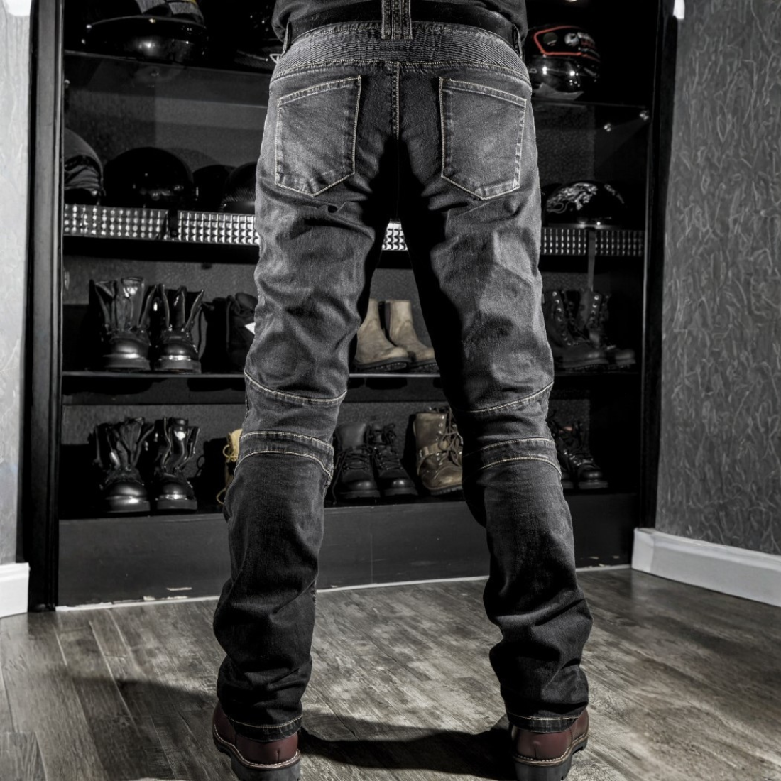 Motorcycle Riding Jeans with Armor – Reinforced Denim Pants
