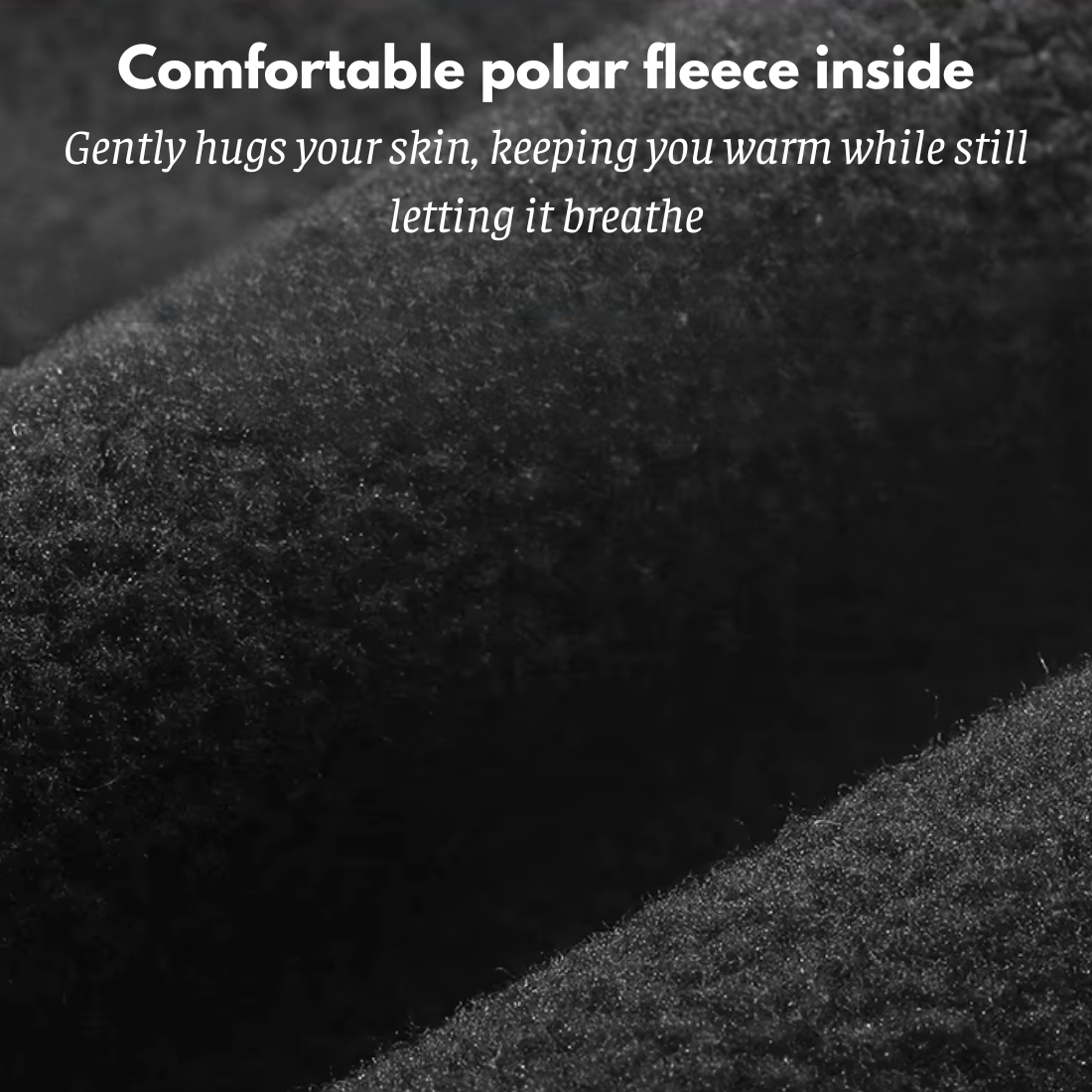 Biker Winter Fleece Neck Cover - Warm, Fleece Lined and Breathable