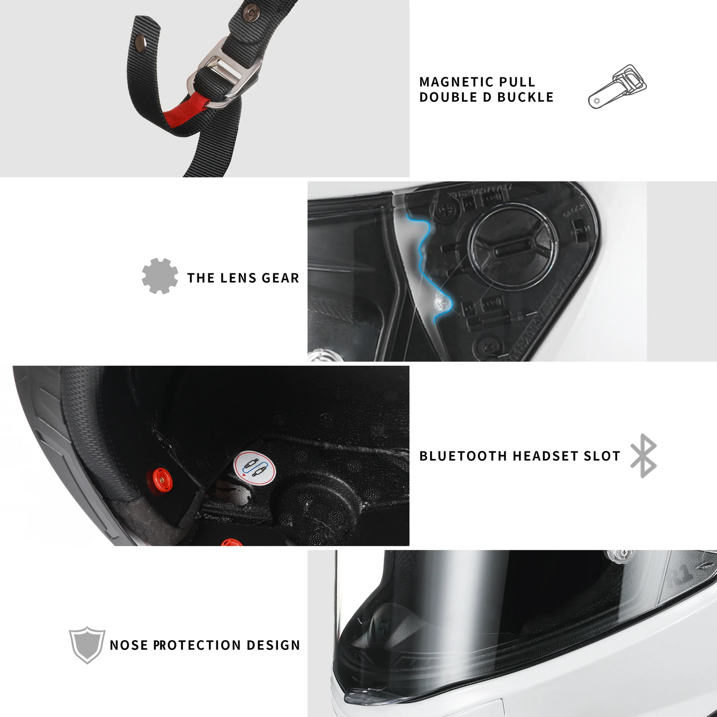 Cyril FF352 RiderX Full Face Helmet - DOT & ECE Approved