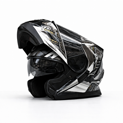 ORZ-162 Full Face Flip-Up Helmet – DOT & ECE Certified