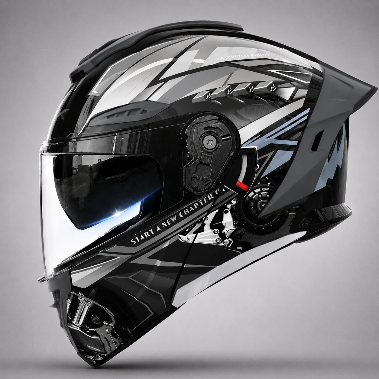 BikerZoneZ™ Apex Flip-Up Motorcycle Helmet