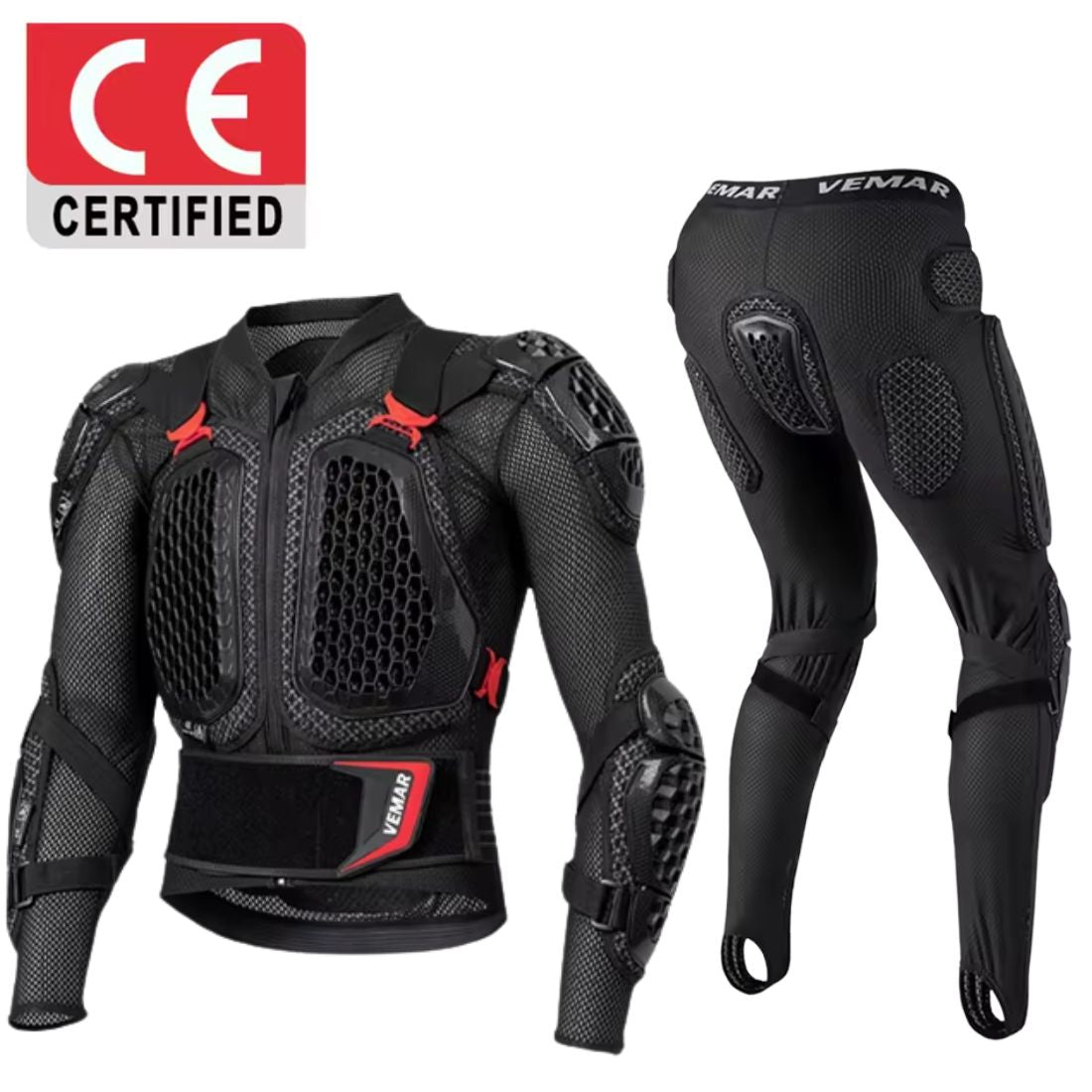 BikerZoneZ CE Full-Body Motorcycle Armor Suit
