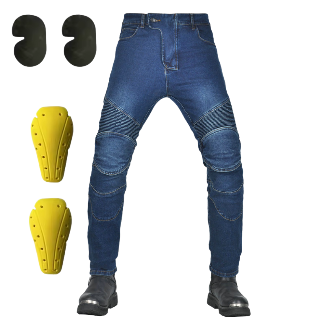 Motorcycle Riding Jeans with Armor – Reinforced Denim Pants