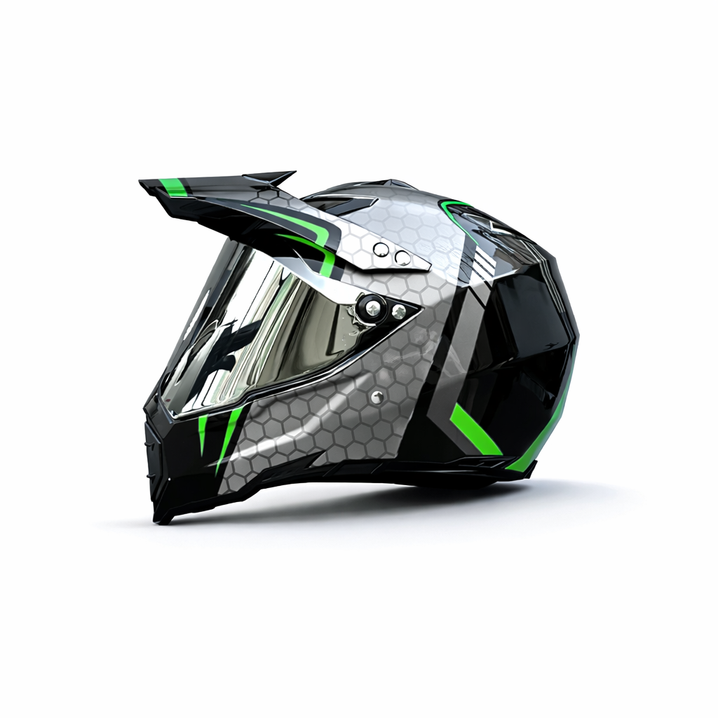 WLT-128 Professional Motocross Helmet – DOT & ECE Certified