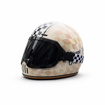 ORZ-729 Retro Full-Face Helmet - DOT & ECE Approved