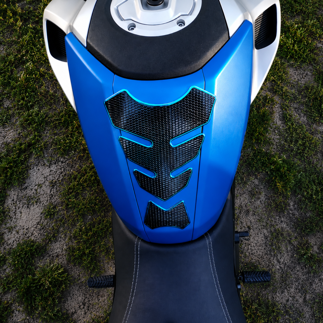BikerZonez 3D Tank Protector Kit
