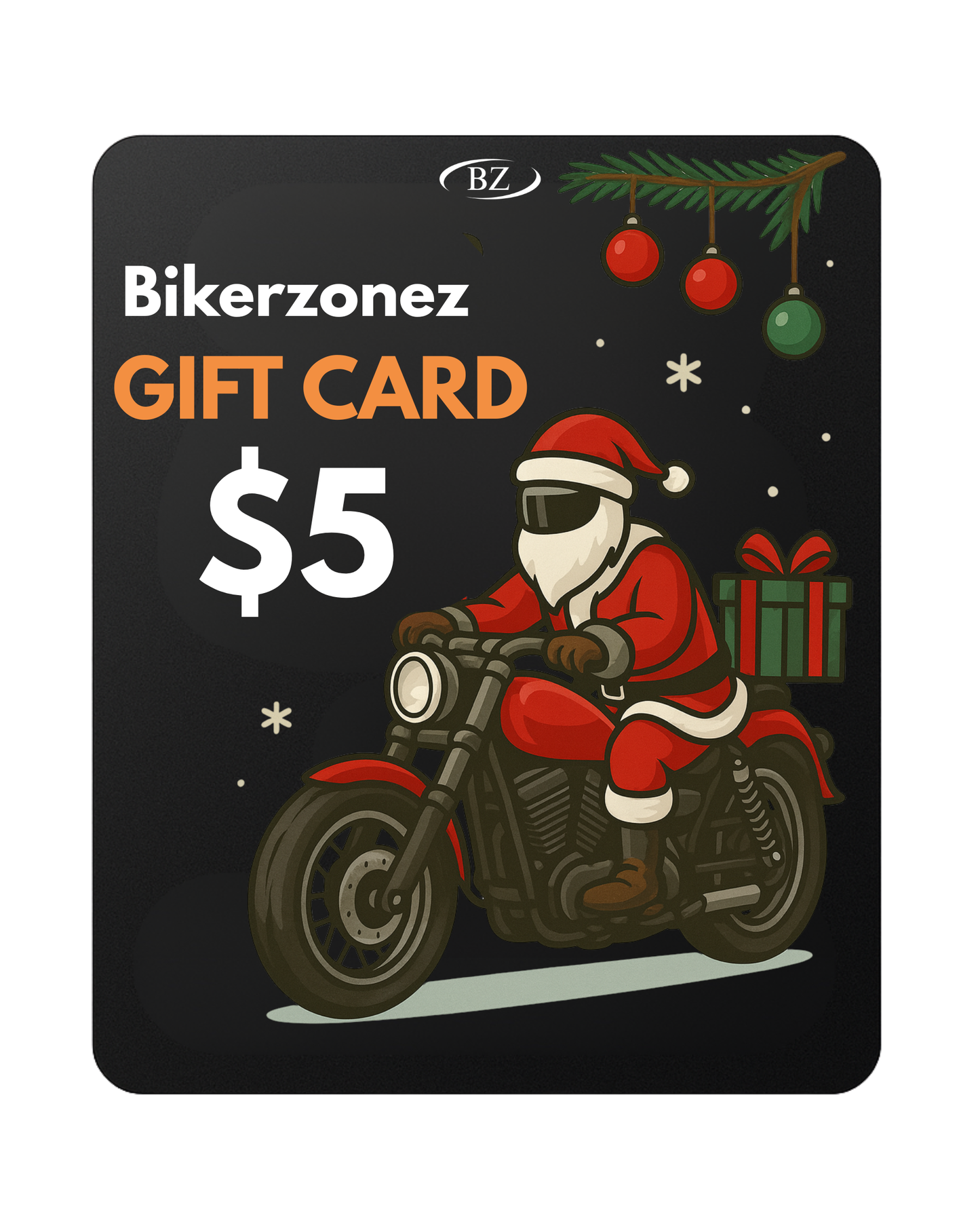 Bikerzonez Christmas Gift Card - 50% OFF