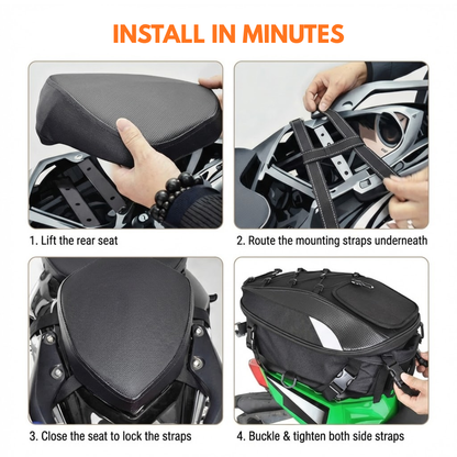 2-in-1 Motorcycle Tail Bag