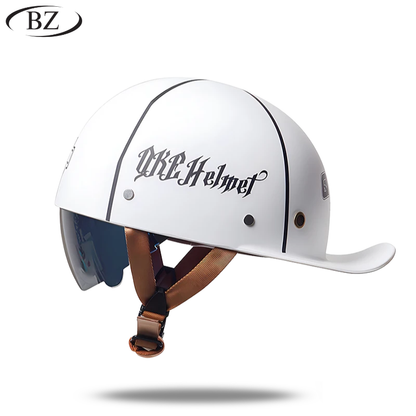 Premium Retro Half Helmet – Signature Edition